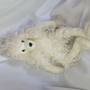 Russ Berries Standard Poodle Plush Candide floppy dog pink bows 14"